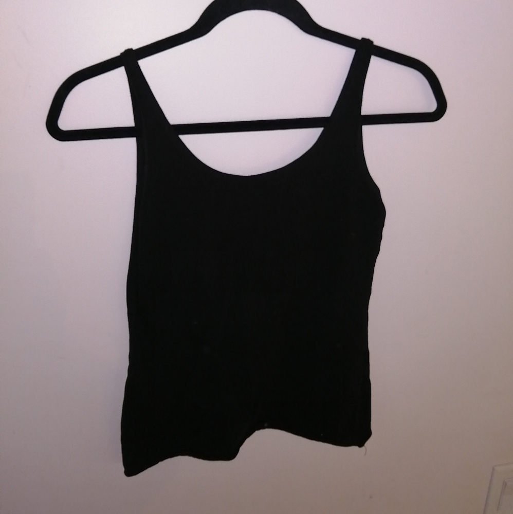 Black tank top